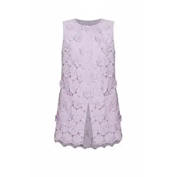 TUCKERNUCK Lilac Floral Delphine Top Size L NWT Retail $248 Tuckernuck - Picture 8 of 8